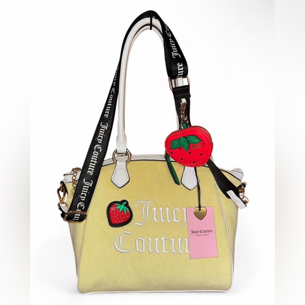 Juicy Couture “Sweet n Juicy Apple Tote”, yellow